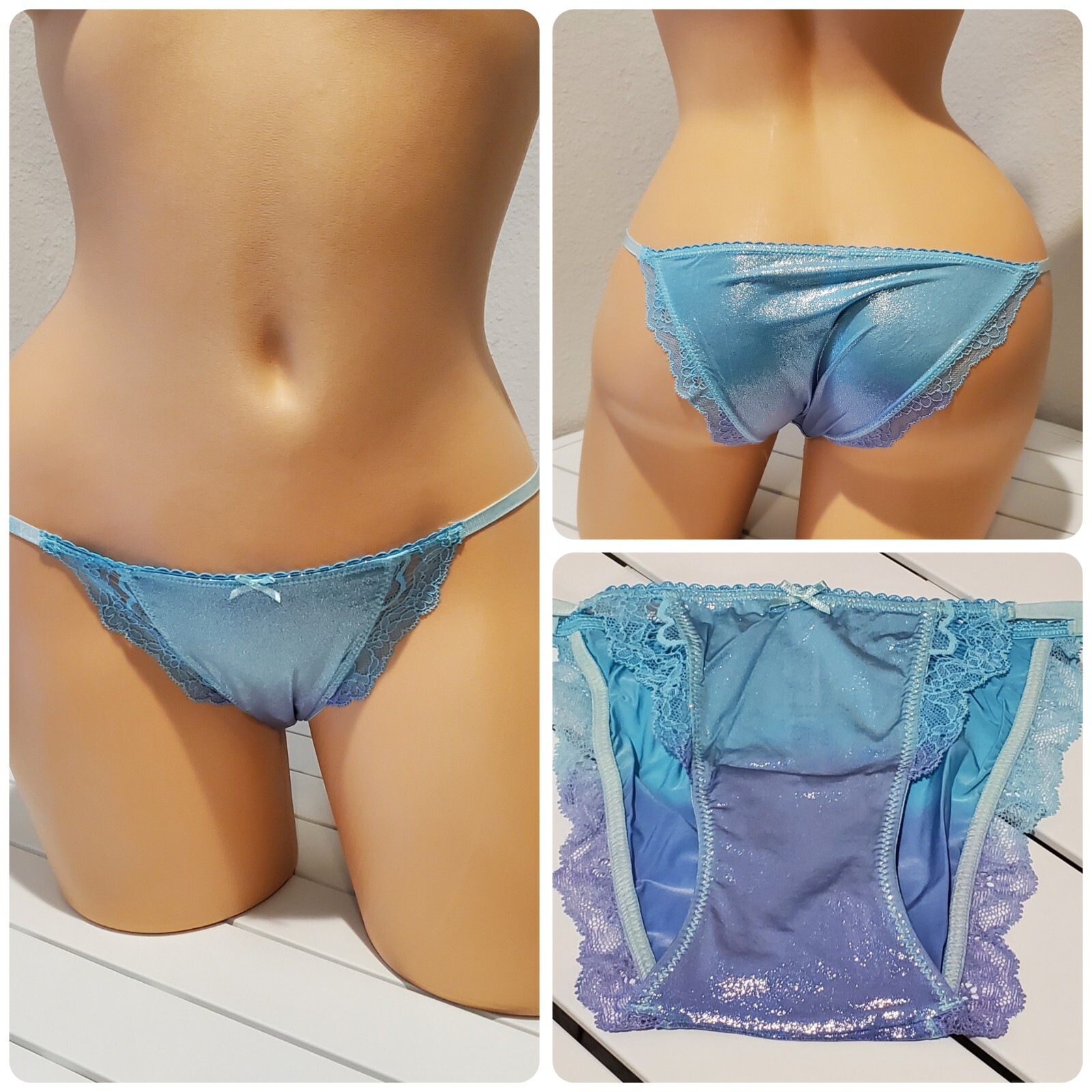 Victorias Secret Dream Angels String Bikini Panty Shiny 4/XS Ombre Hypnotize