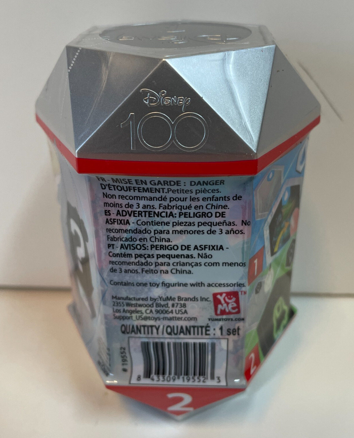 YuMe Official Disney 100 Surprise Mystery Capsule Series 2 (One Capsule) New