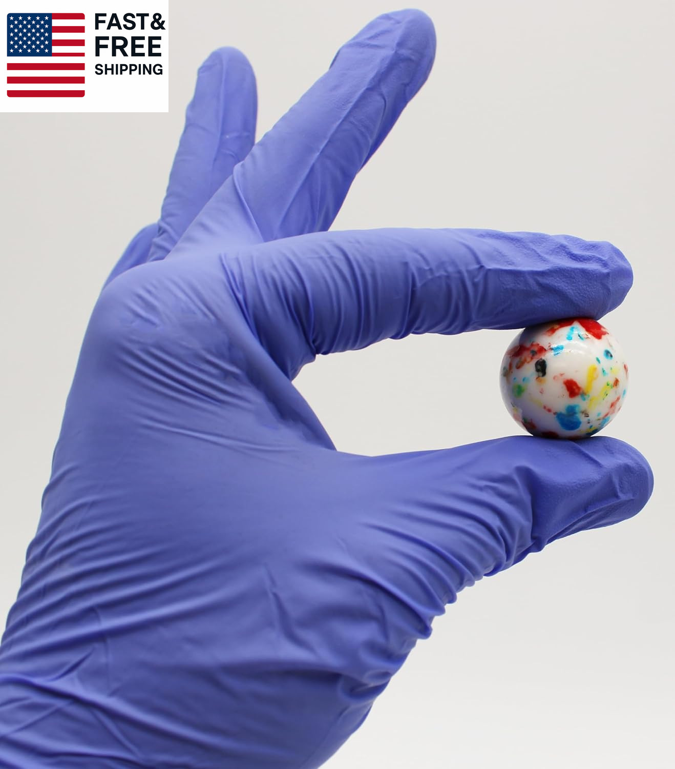 Psychedelic Jawbreakers Candy 1 Inch 1 Pound Hard as a Rock - Long 32 Pieces