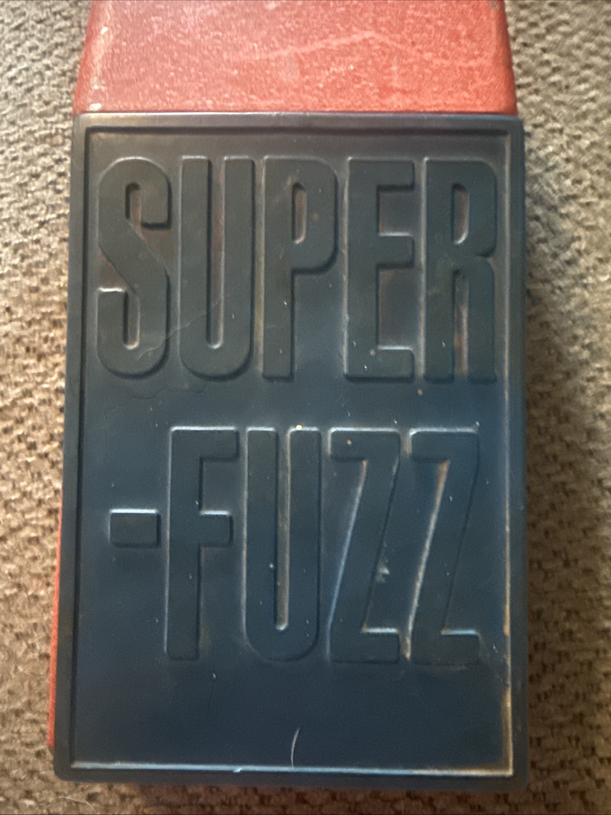 Vintage Univox Super Fuzz Effects Pedal Original Orange Made in Japan Shin Ei