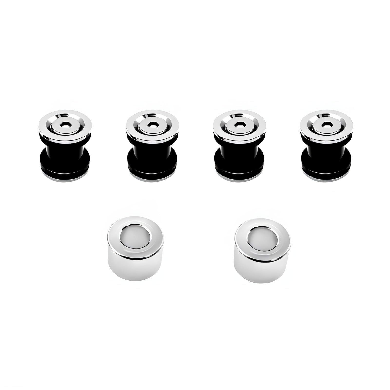 Motorcycle 4 Point Docking Hardware Kits Quick Release Luggage Rack for Harle...