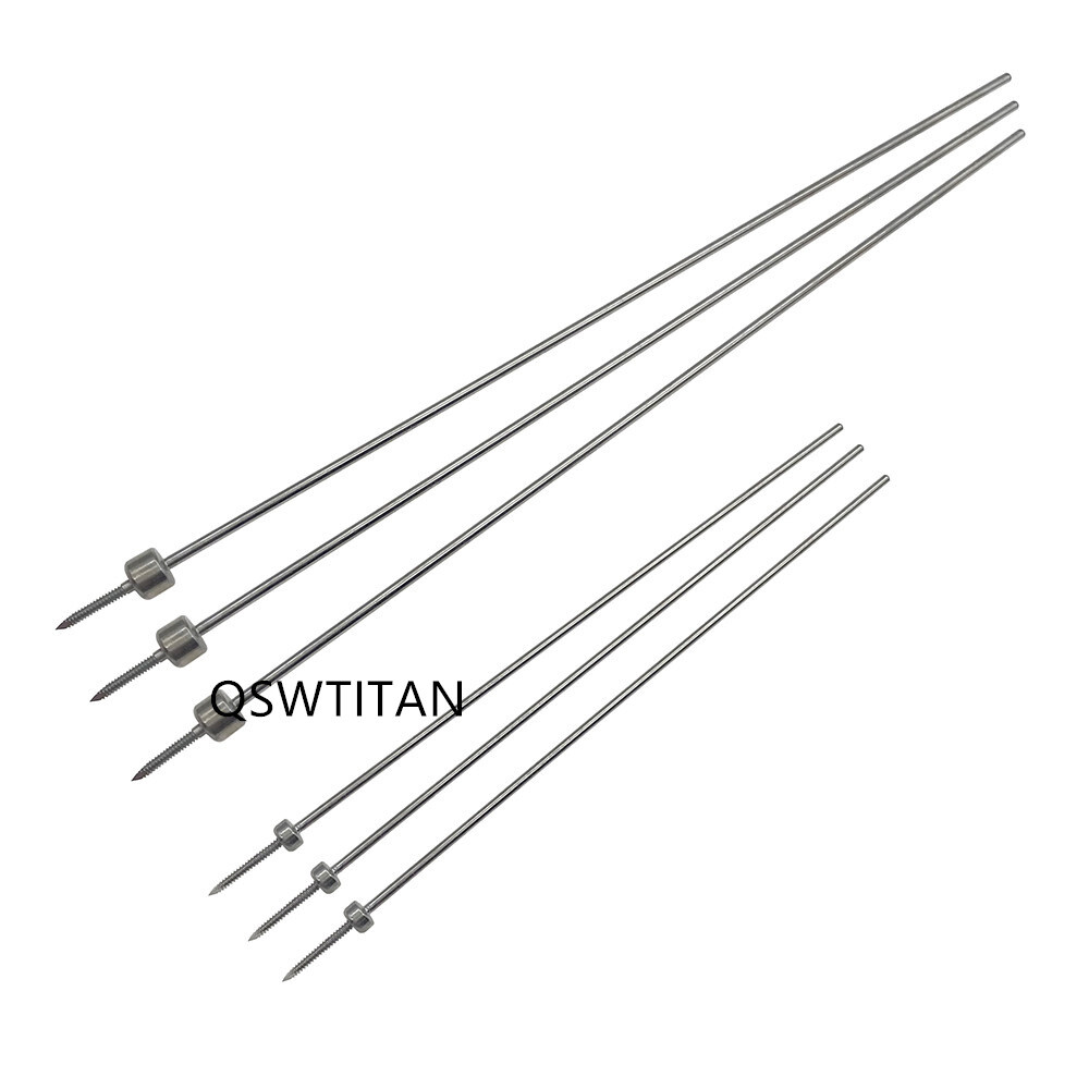 Temporary Reduction-Plate Holding Threaded Pins CNC manufacturing Kirschner Wire