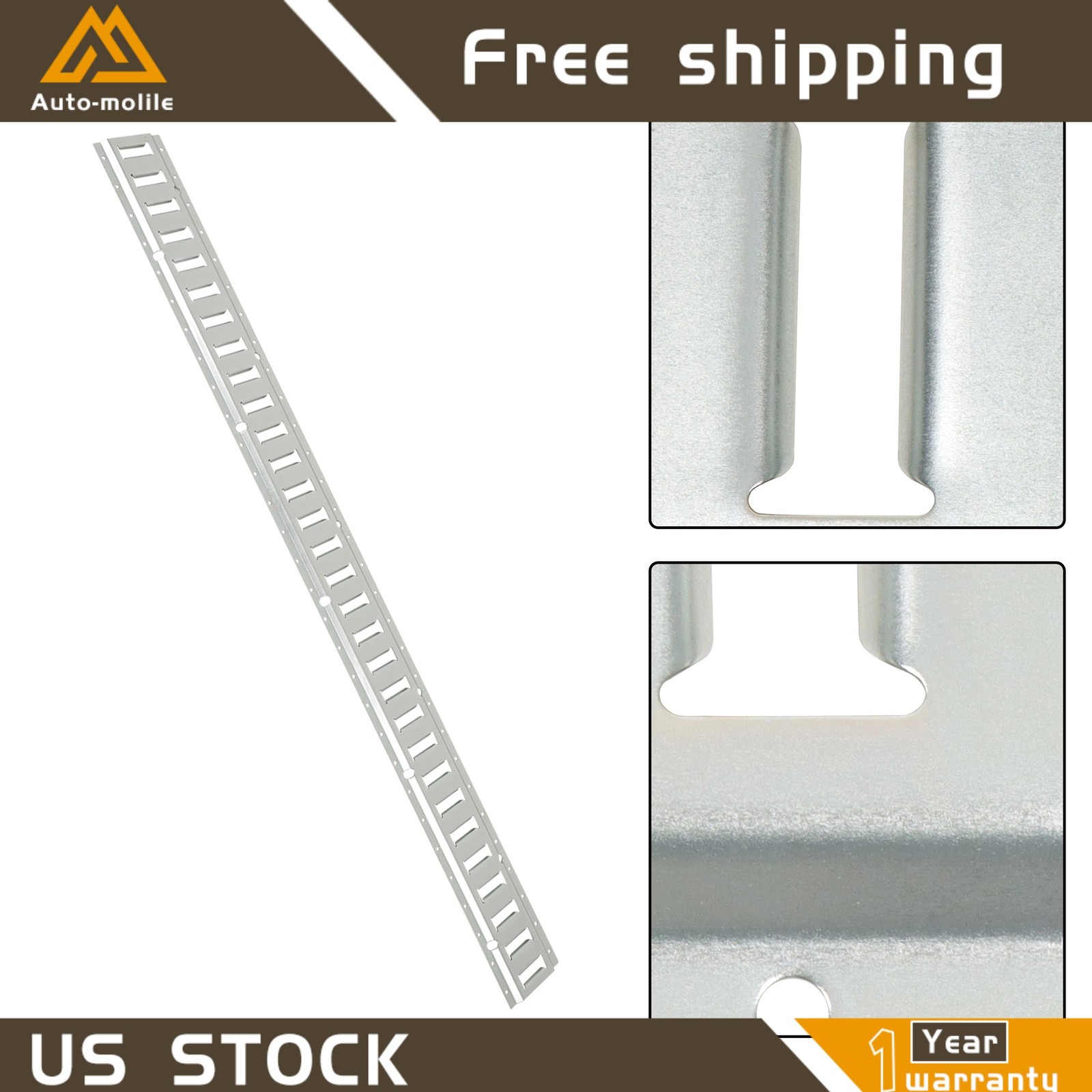 Heavy Loads For Trucks Vans Trailer 5' E Track Tie Down Rail System 28 Pack