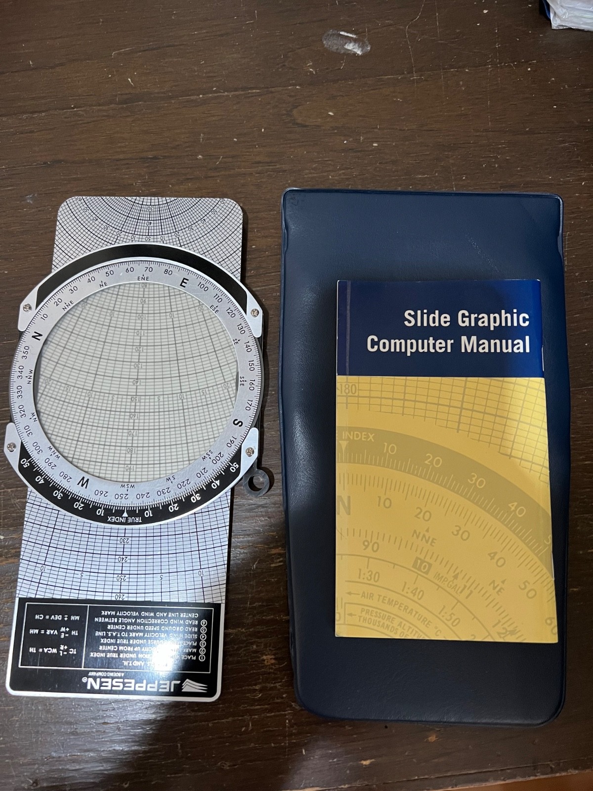 USED Jeppesen® E6B Student CSG (Computer Slide Graphic) Flight Computer