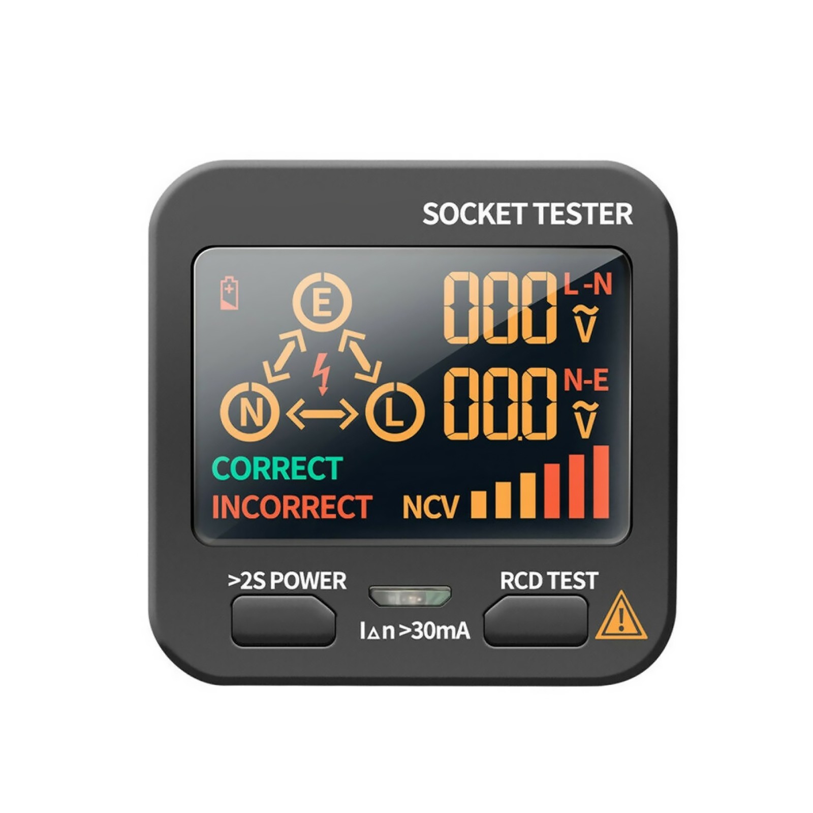 New US Plug AC11 Socket Tester Digital Display Voltage Checker Detector Tool