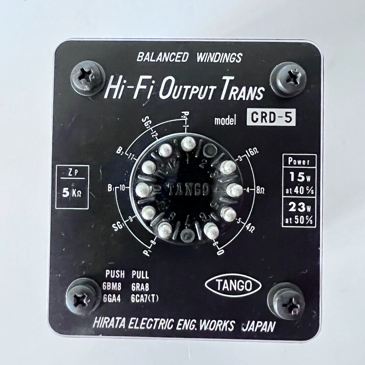 TANGO CRD-5 Hi-Fi Push Pull Output Transformer 5KΩ Balanced Windings Box Set New