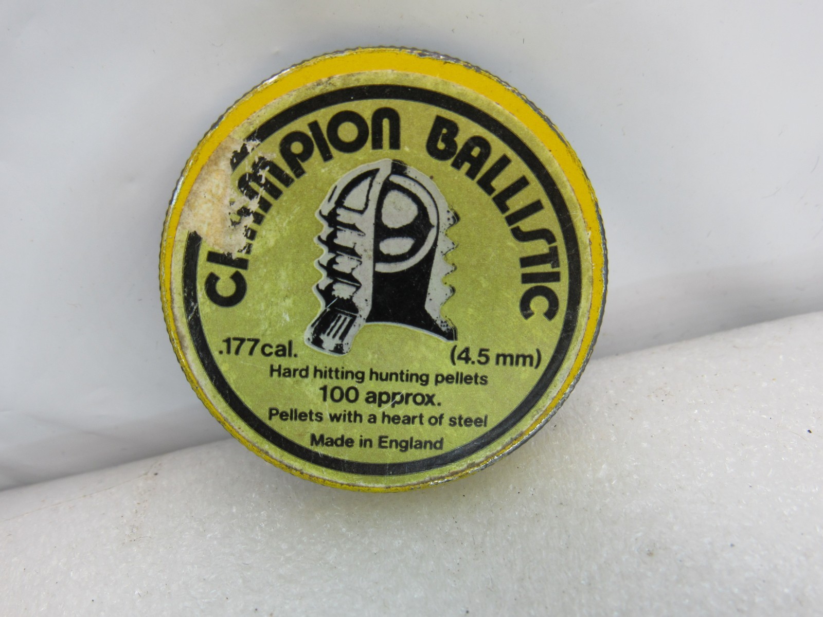 Vintage Champion Ballistic Hard Hitting Hunting Pellets .177cal 4.5mm 100ct G59S