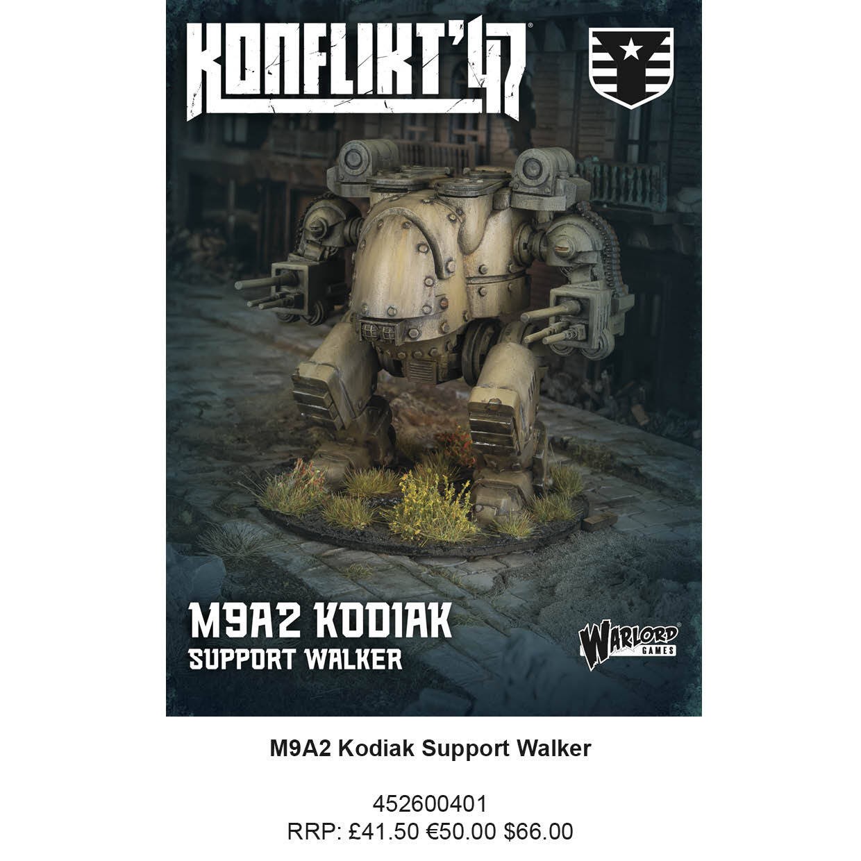 Konflikt '47: M9A2 Kodiak Support Walker 2025 by Warlord Games