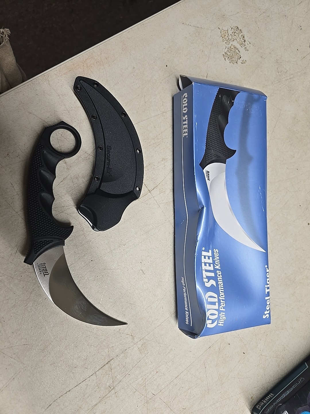 Cold Steel Steel Tiger Karambit-#49Ks  -Made In Japan S1b2