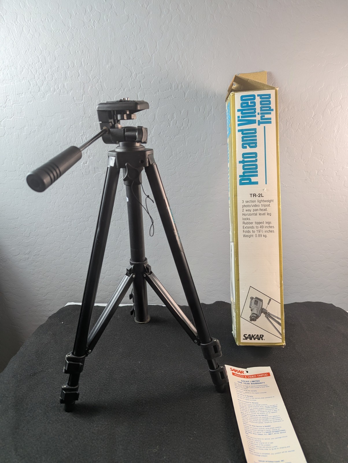Tripod SAKAR TR-2L Photo/Video Tripod Only $5 Shipping