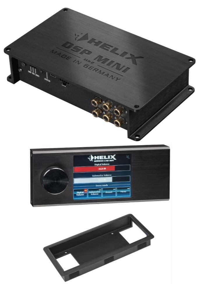 HELIX DSP MINI MK2 High-Res 6-Ch DSP + DIRECTOR Remote + DMP Mount NEW WARRANTY