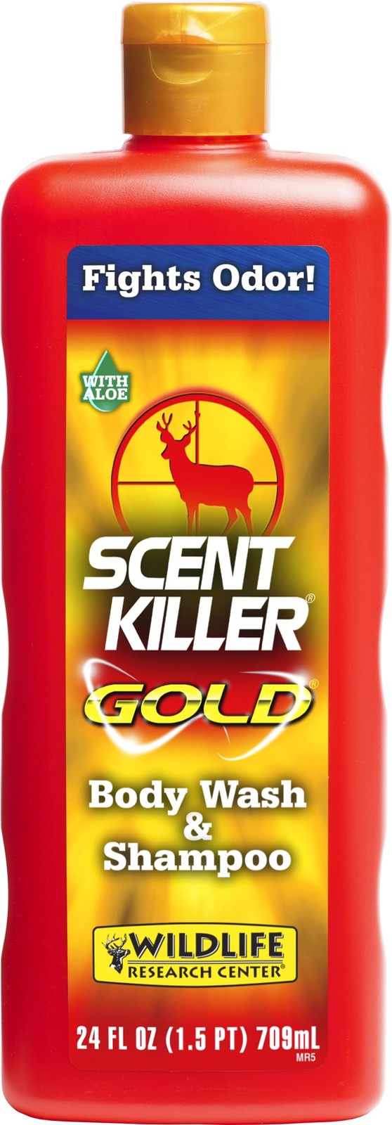 Wildlife Research Scent Killer Gold 1241 Gold Body Wash and Shampoo 24 Ounce
