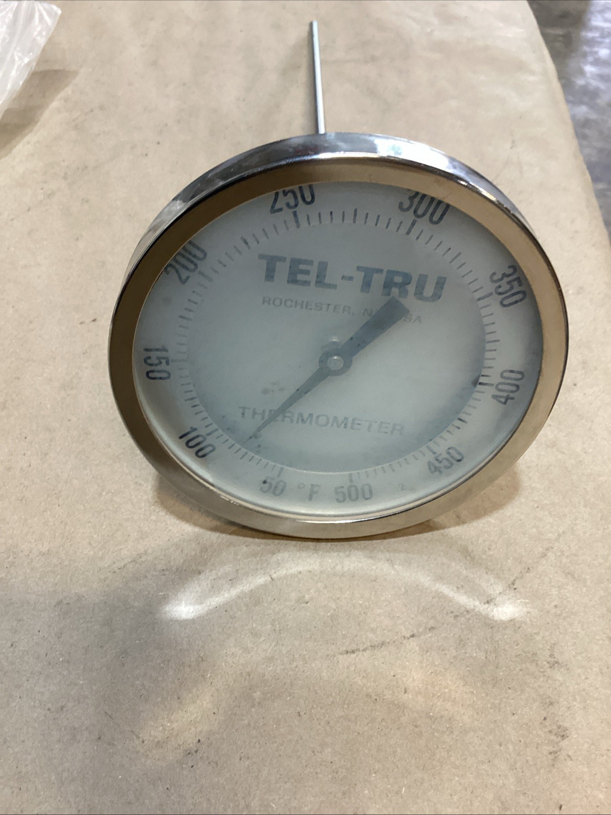 Tel-Tru Aa575r-0209 Analog Dial Thermometer,Stem 11”