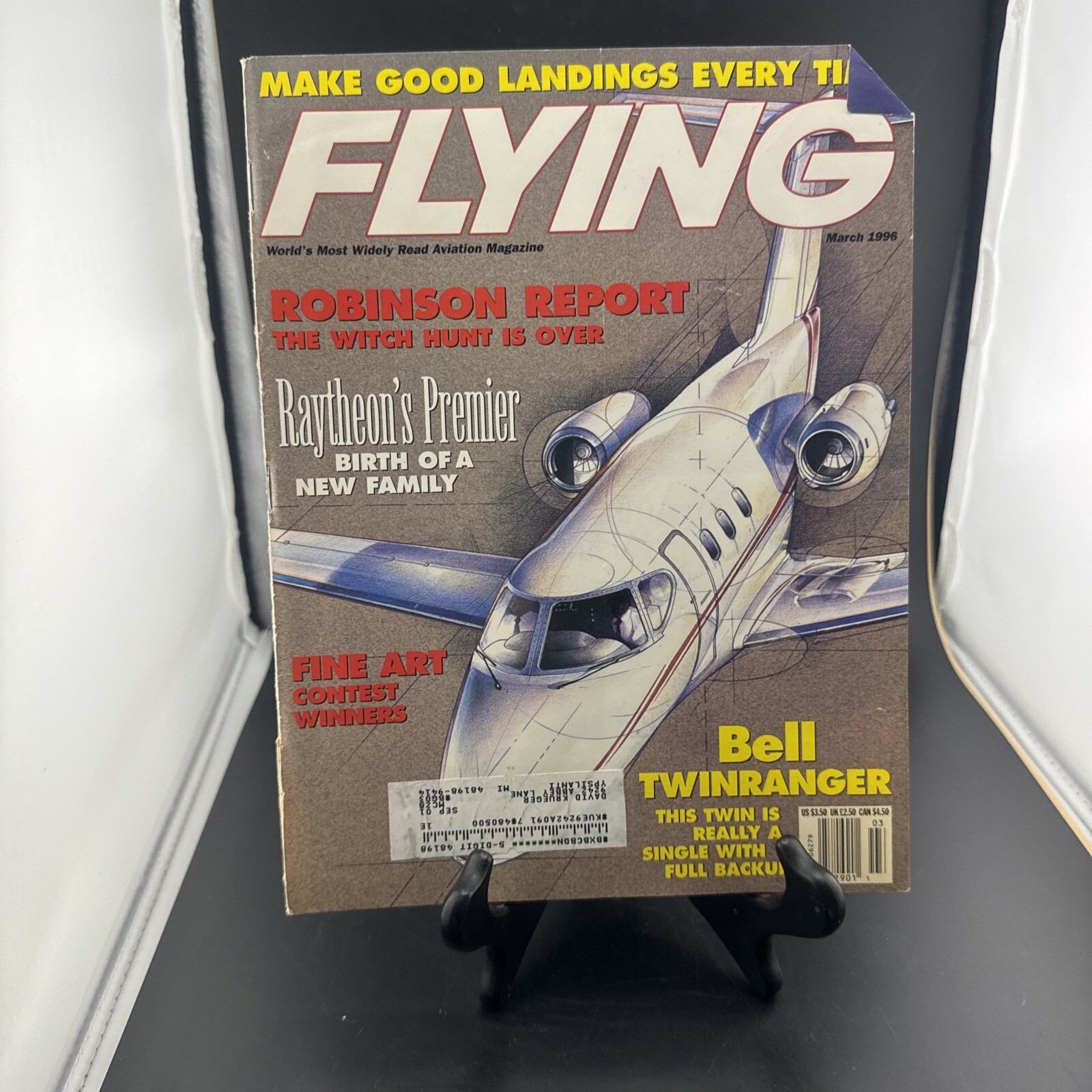 🛩️Flying March 1996🛩️✈️Aviation Literature