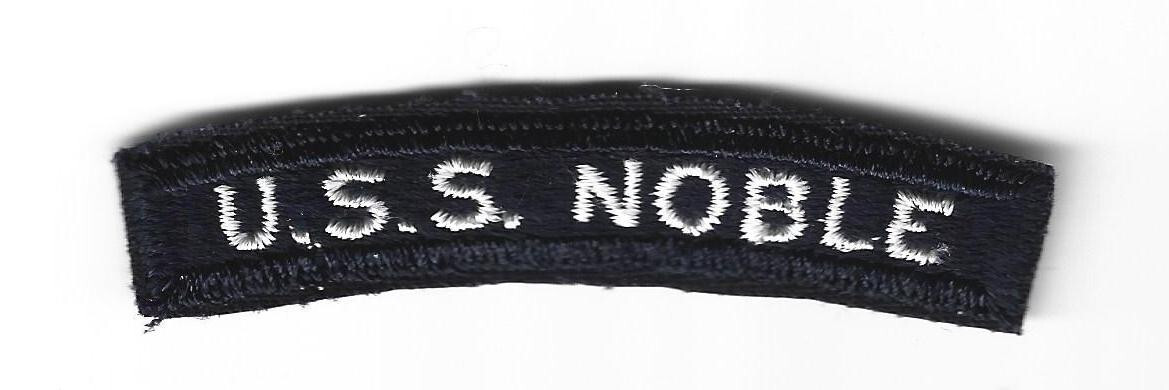Vintage  Navy USS NOBLE  Shoulder Patch