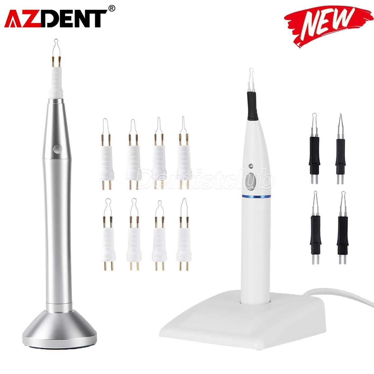 Dental Endodontic Root Canal Gutta Percha Tooth Gum Cutter with 4Tips /8 Tips
