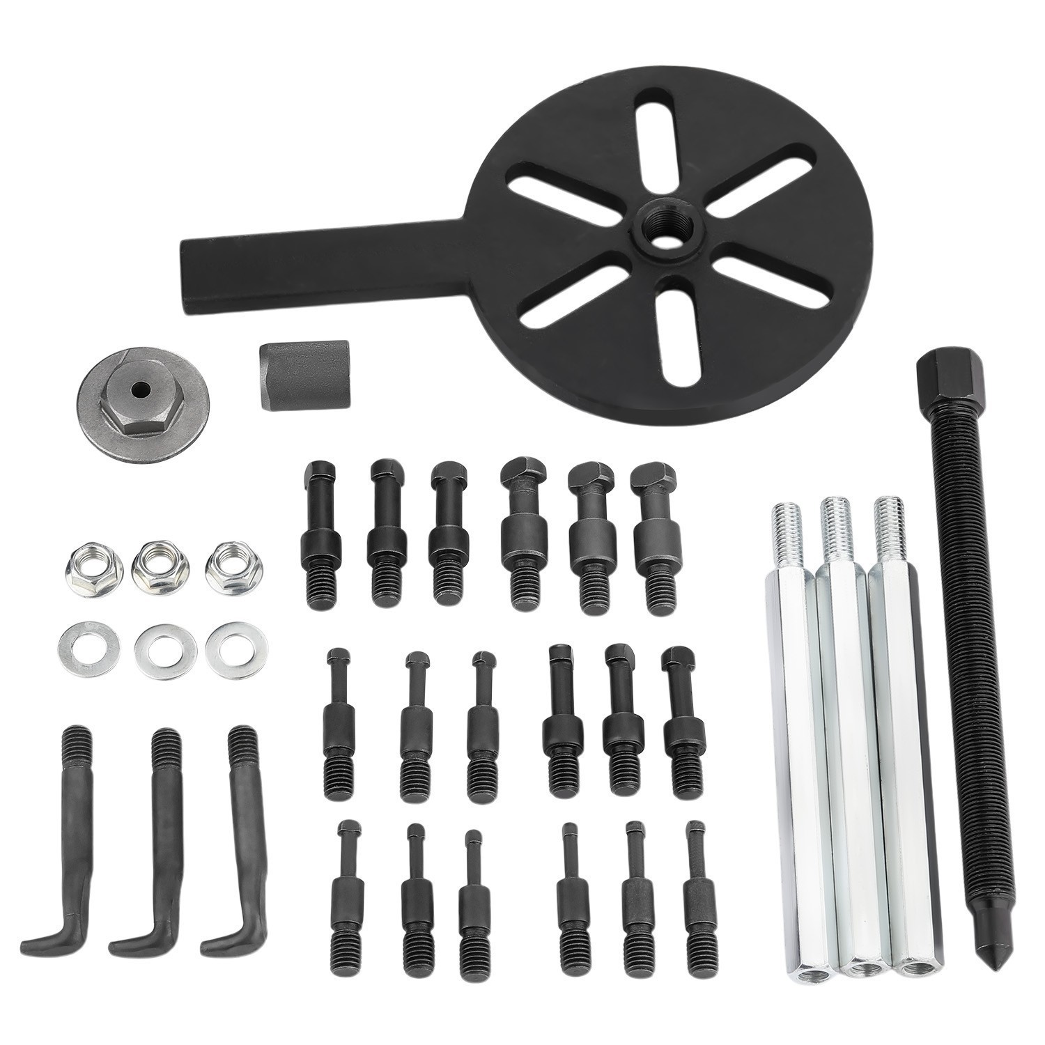 Three-jaw Bearing Disassembly Puller Inner Hole Removal Tool Multi-Function Set