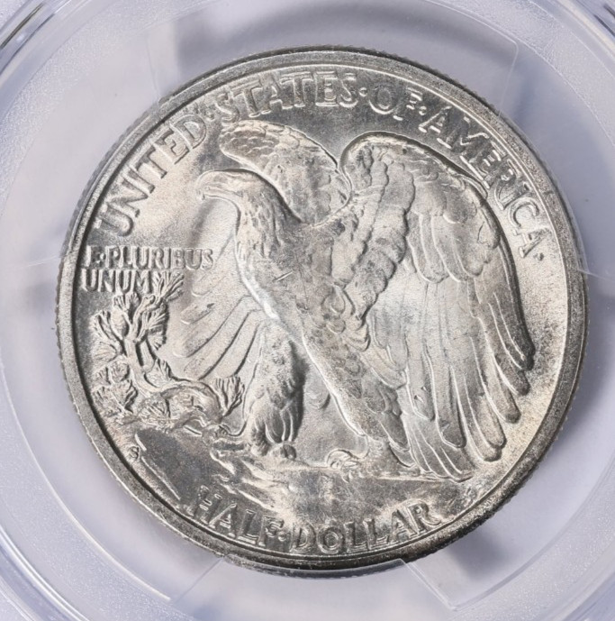 1944-S LIBERTY WALKING HALF DOLLAR PCGS MS66 CAC