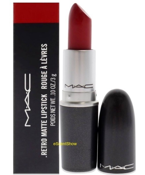 MAC COSMETICS RETRO MATTE LIPSTICK 3 G / .1 OZ FULL SIZE NIB
