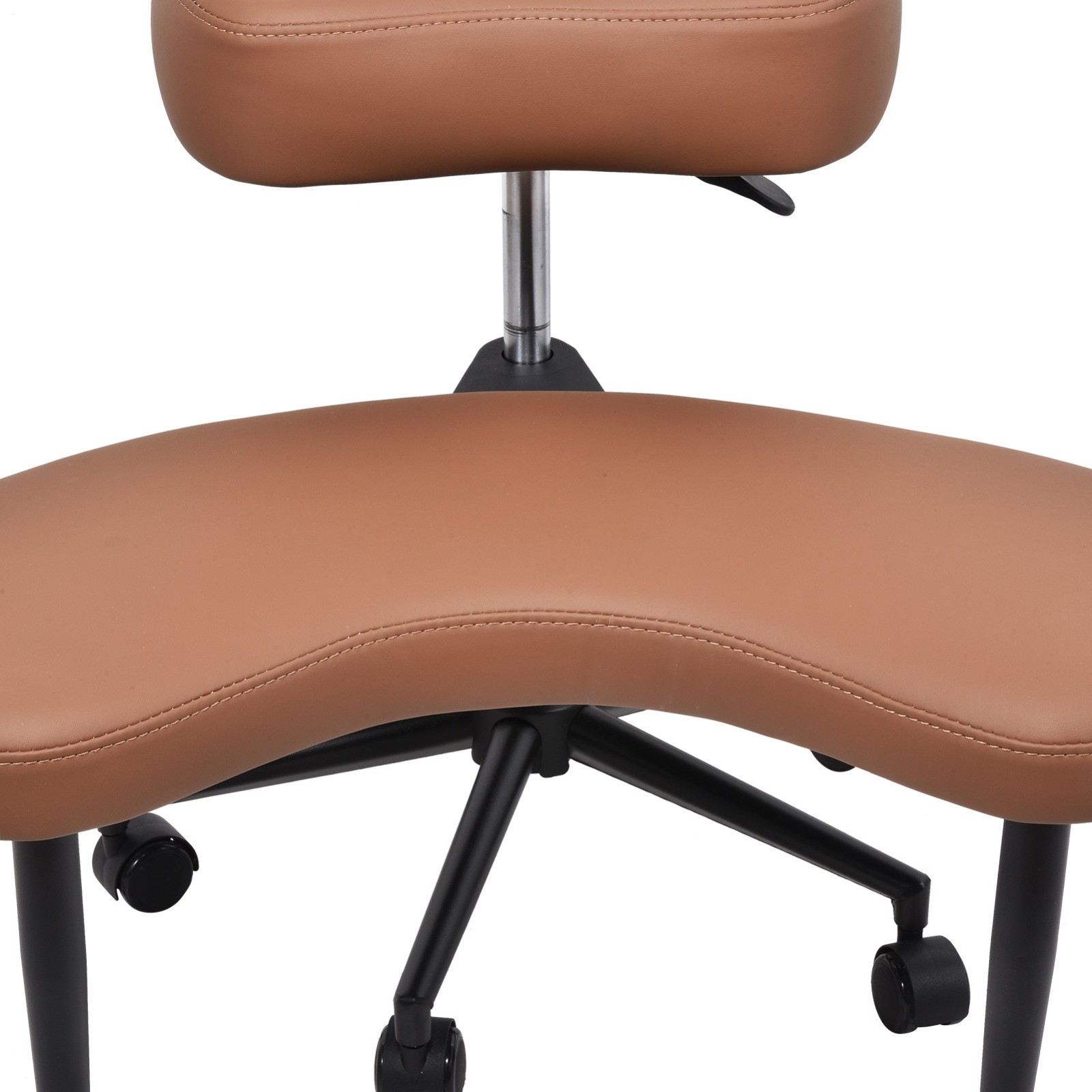 Ergonomic Cross Legged Chair, 360° Swivel Meditation Chair Height Adjustable Sea