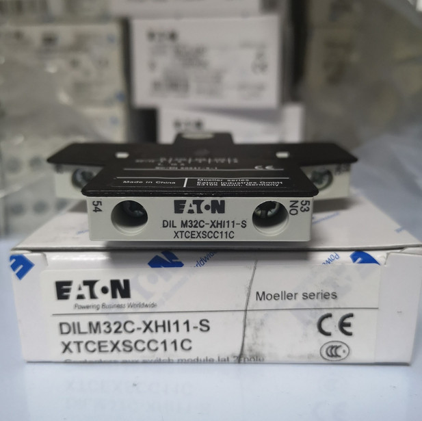 1PCS New Eaton Moeller DILM32C-XHI11-S Auxiliary Contact ,1NO+1NC Brand