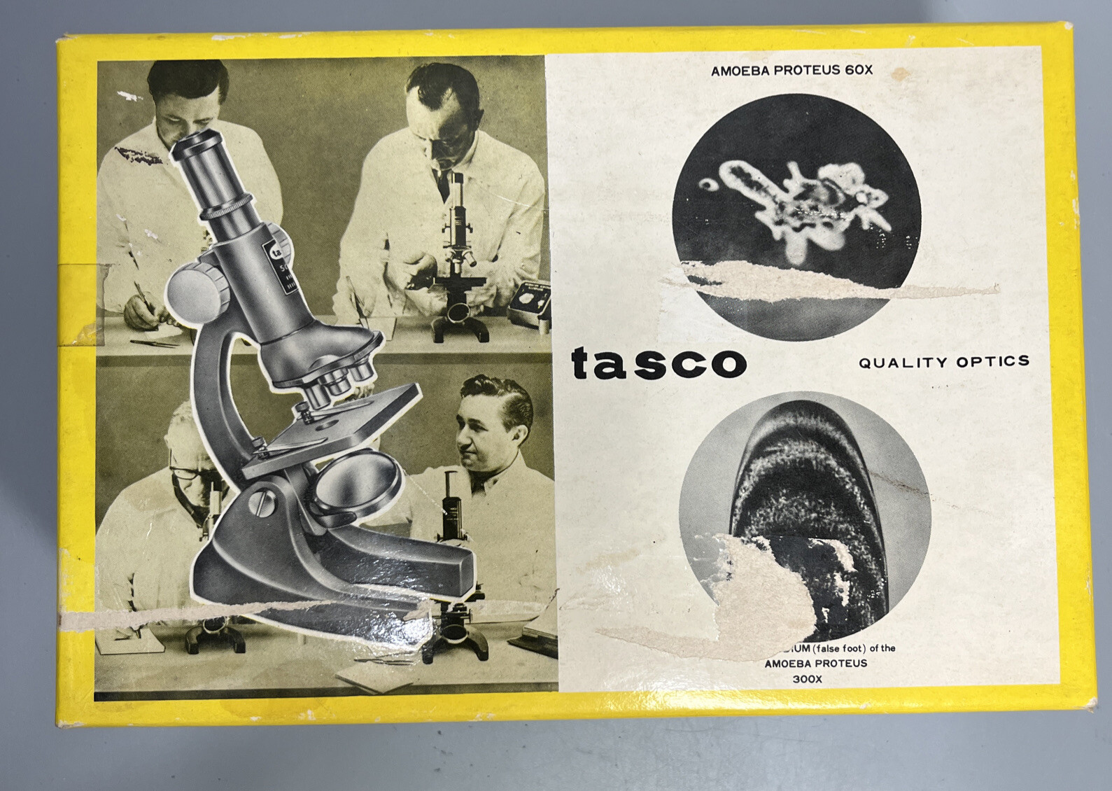 Vintage Tasco Microscope # 300XM #990-5 JUNIOR  Microscope Kit NOB