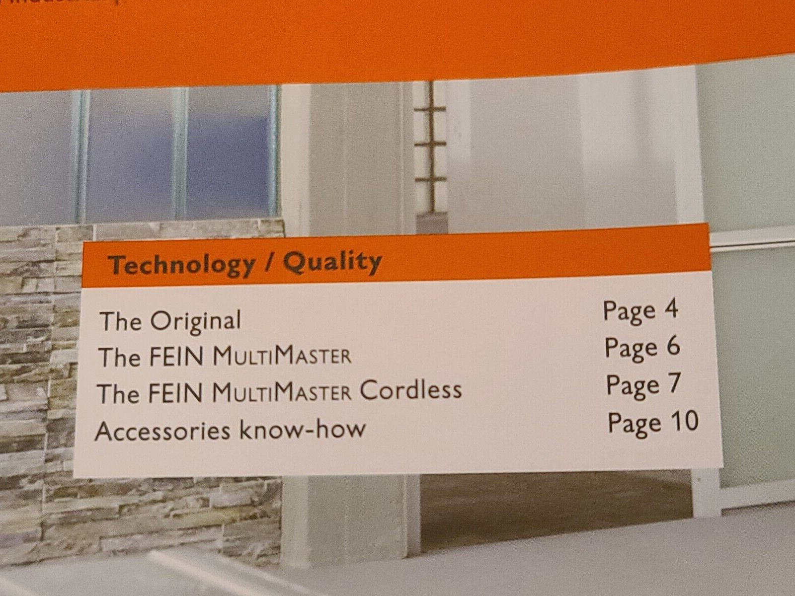 Fein 34 Page Tool and Accessories How To Use Booklet