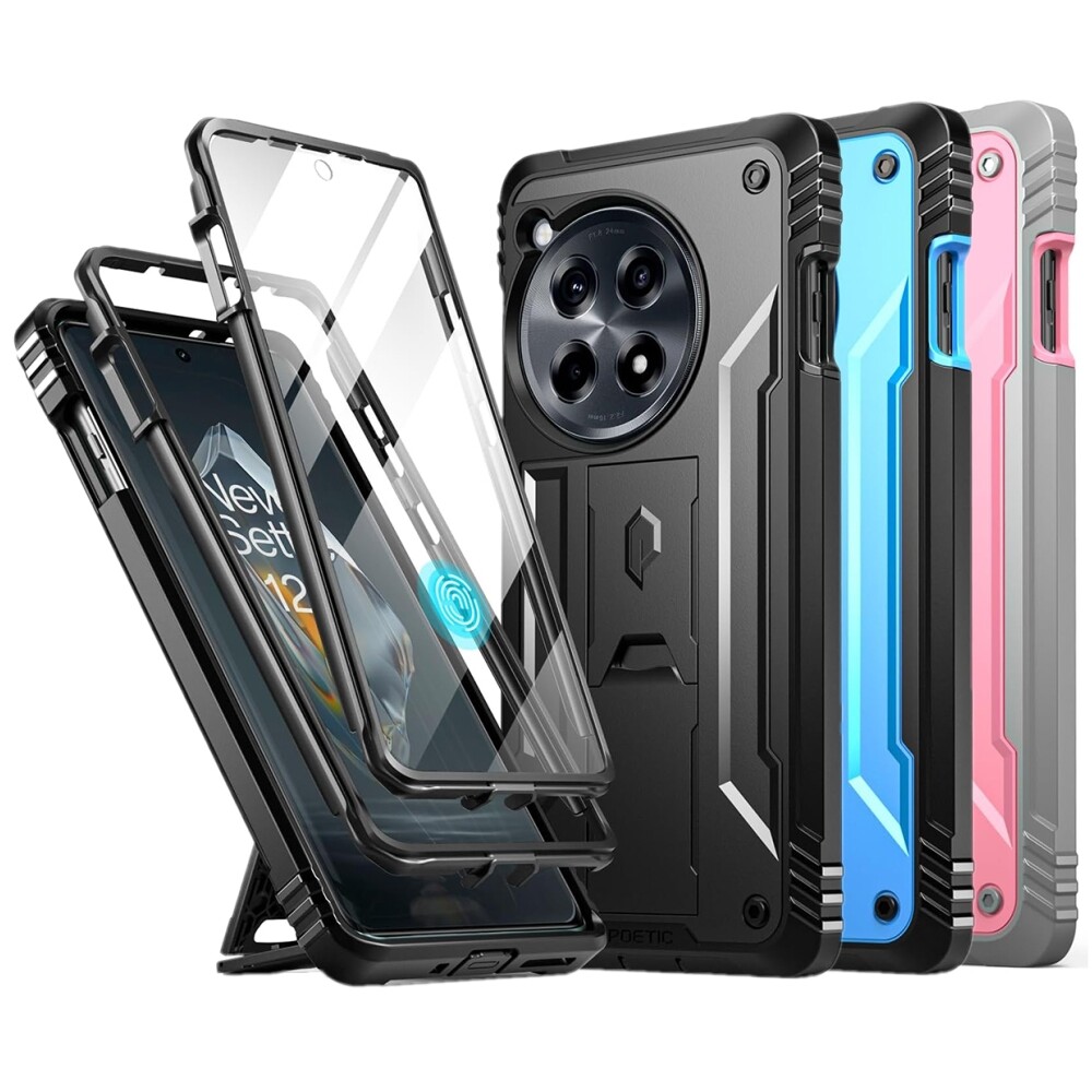 For OnePlus 12 13 Case | Poetic with Kickstand and Built-in-Screen Rugged Cover