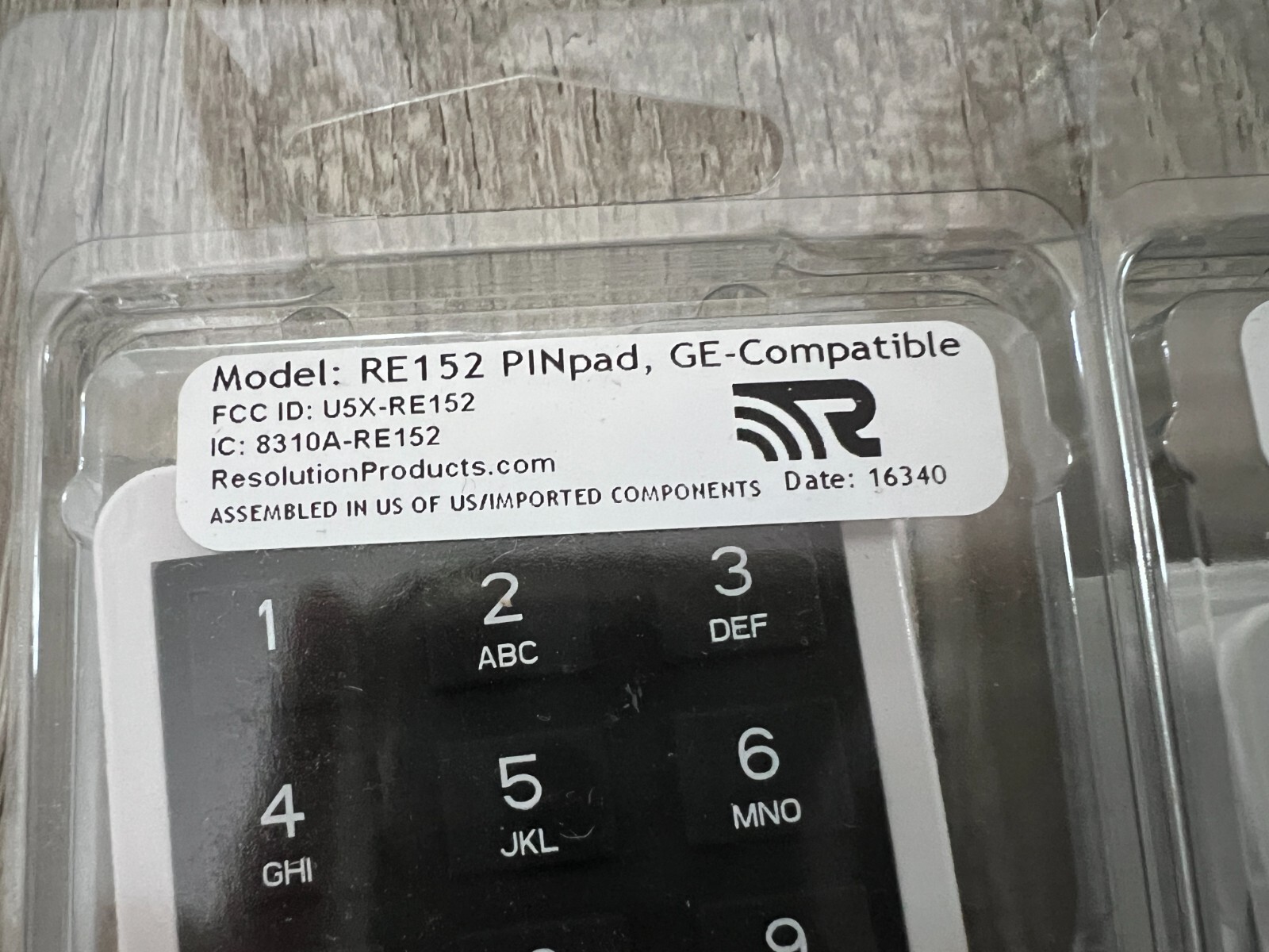 Lot of 3 Resolution Products RE152 GE Compatible Code Keypad