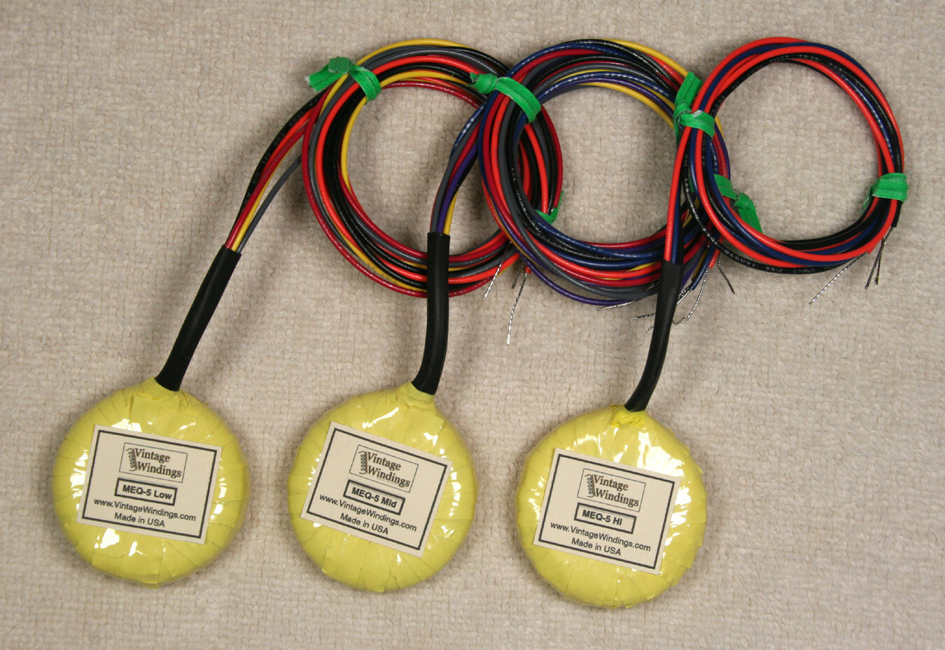 Pultec MEQ-5 MEQ5 Style Tapped Toroid Inductor Set of 3 Vintage Windings SALE!!