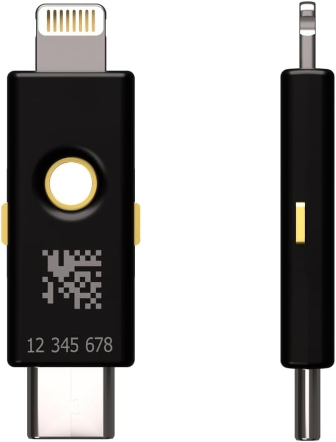 YubiKey 5Ci - Multi-Factor authentication MFA Security Key and passkey for iP...