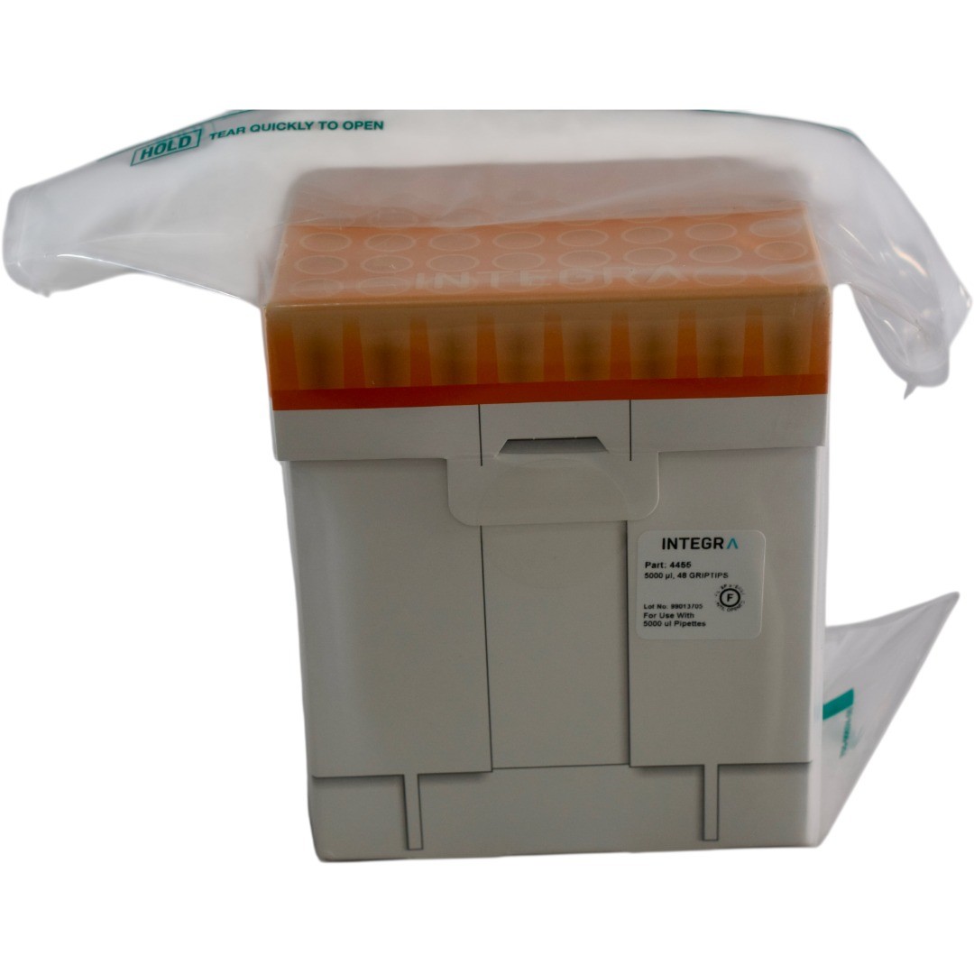 NEW INTEGRA 4455 48 GRIPTIPS 5000l Sterile Filter Pipette Tips