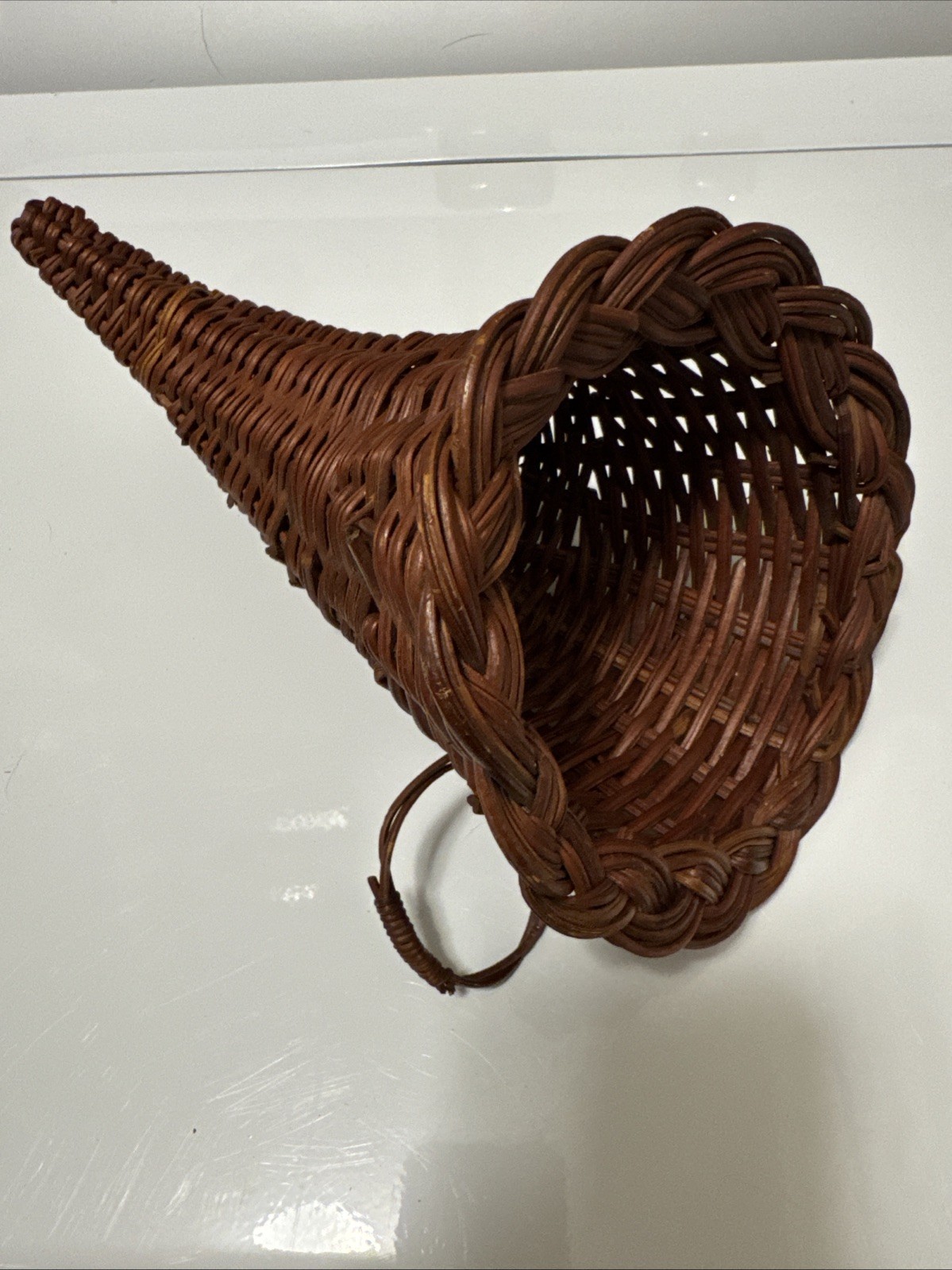 Brown Wicker Cornacopia