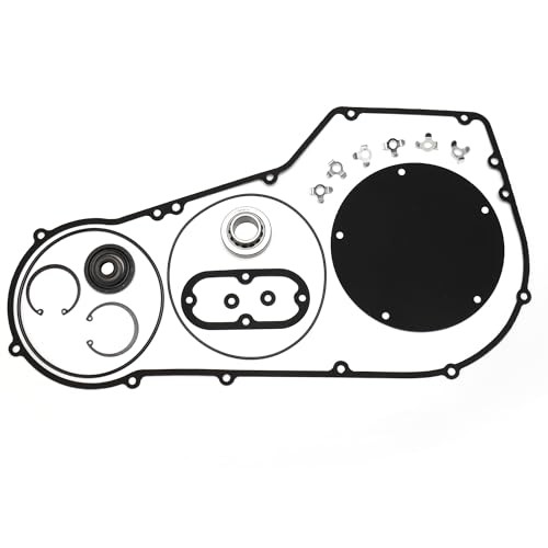 Primary Cover Gasket & Inner Primary Bearing Replacement Seal Kit for Harley