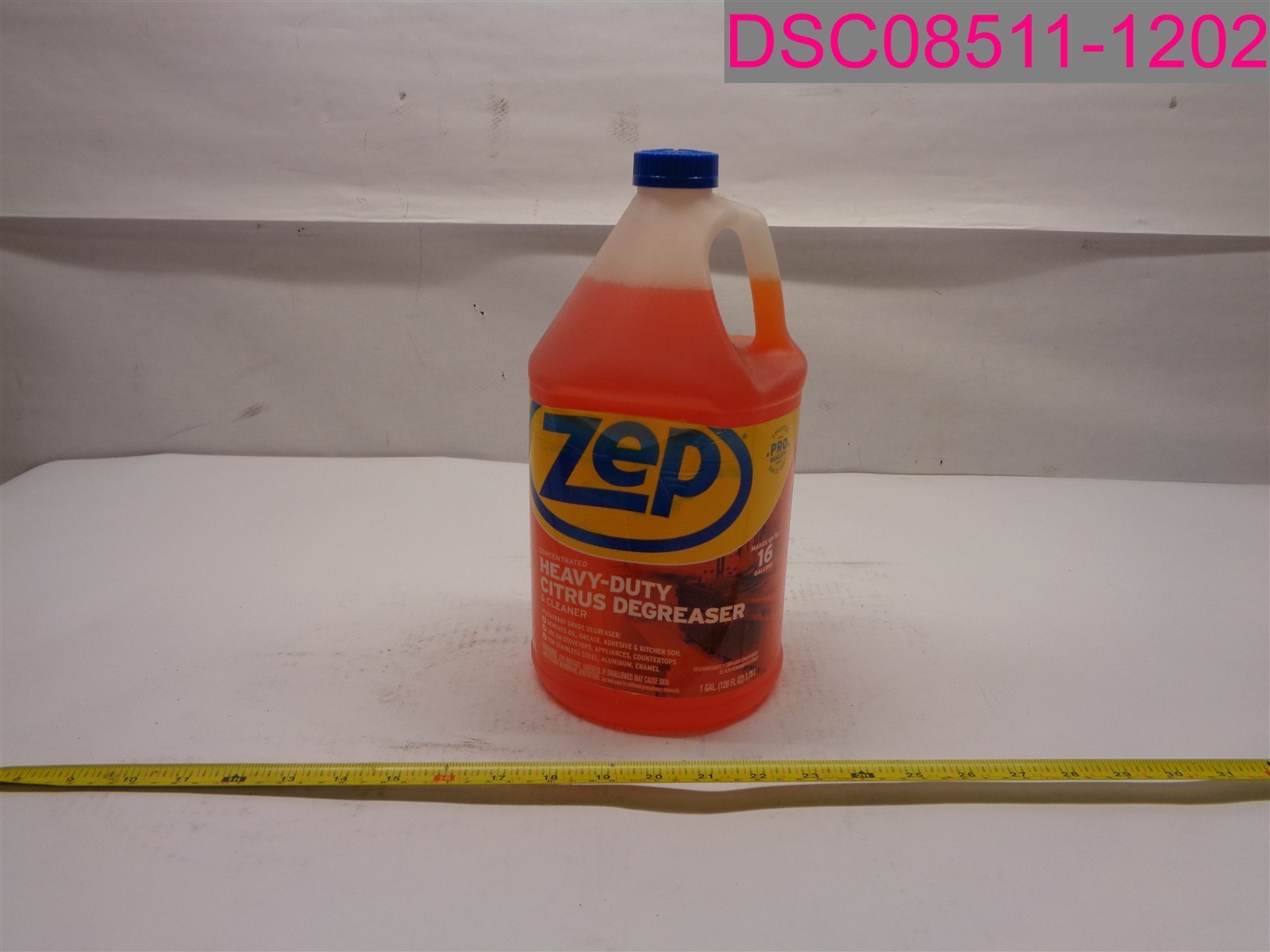 QTY=4 Gal.(4x1 Gal. Jugs) ZEP Concentrated HEavy-Duty Citrus Degreaser & Cleaner