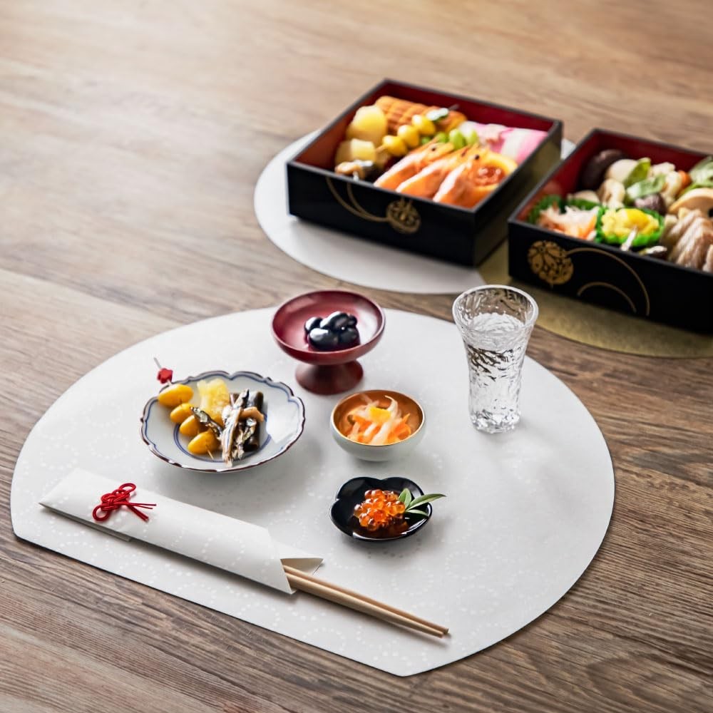 &NE Mino Washi Paper Tray Mat Circle NAD-334