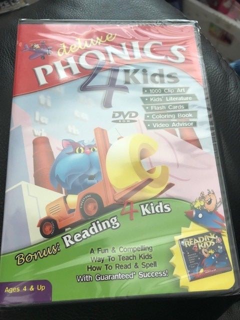 Deluxe Phonics 4 Kids PC DVD-ROM New!!!