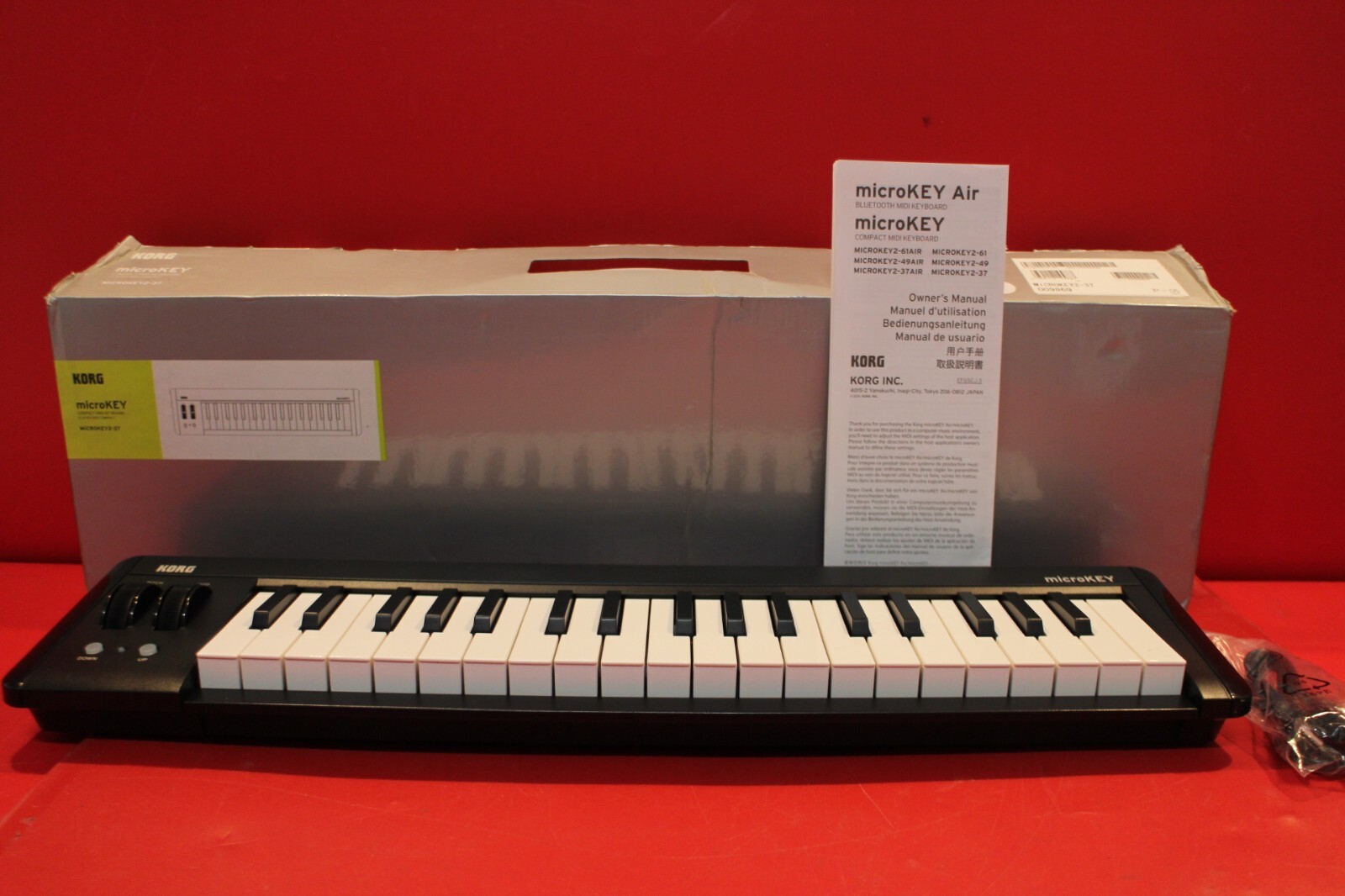 Open Box KORG Micro Key Compact MIDI Keyboard Microkey2 37 U2489 250214
