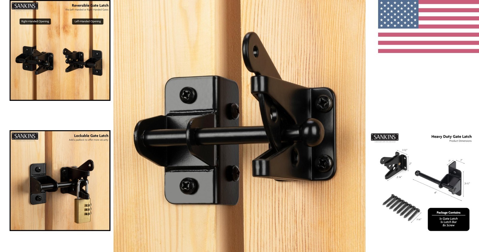 Rust-Resistant Automatic Gravity Lever Gate Latch for Maximum Security Outdoors