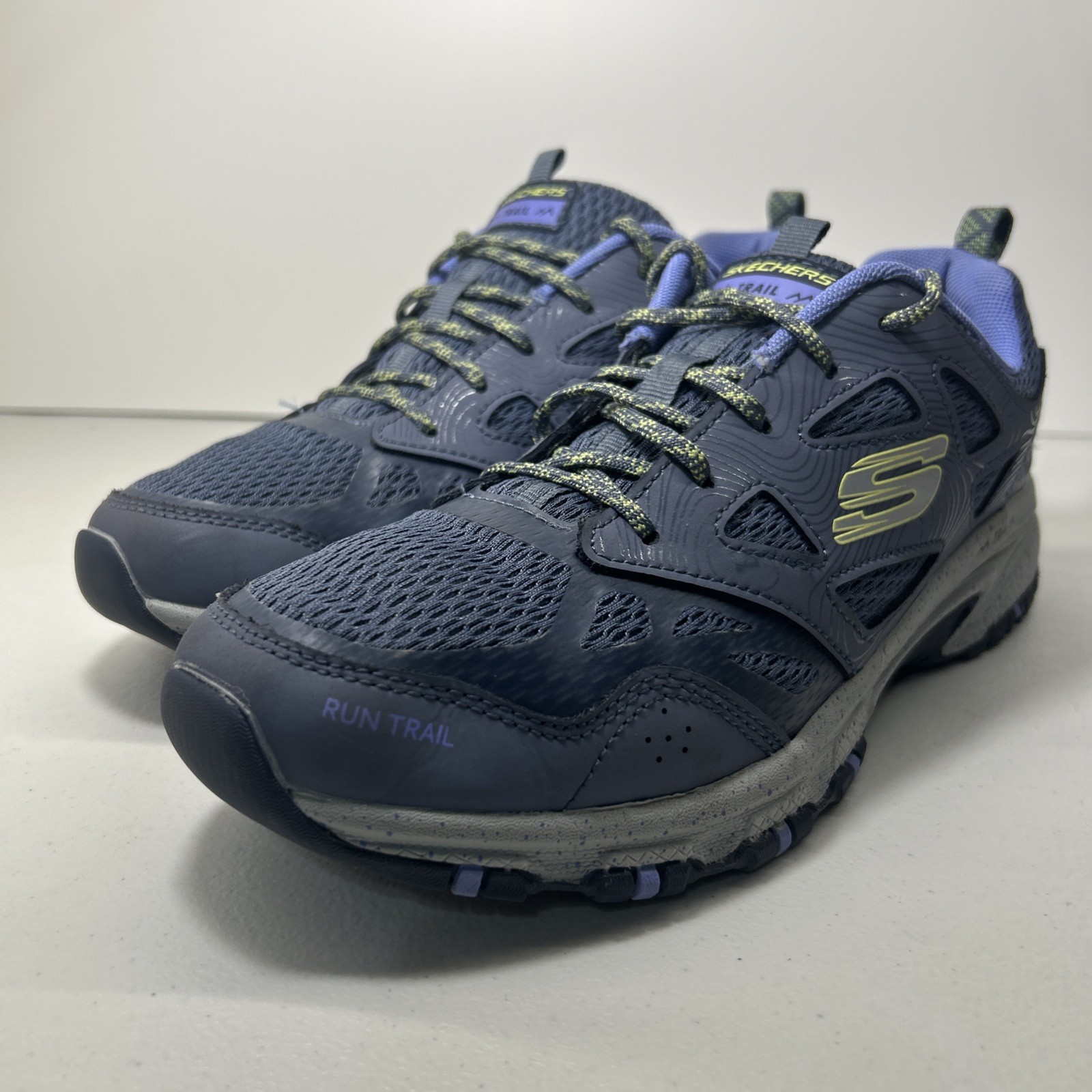 Skechers Hillcrest Pure Escalade Trail Running Shoes Women’s Size 10 Purple Gray