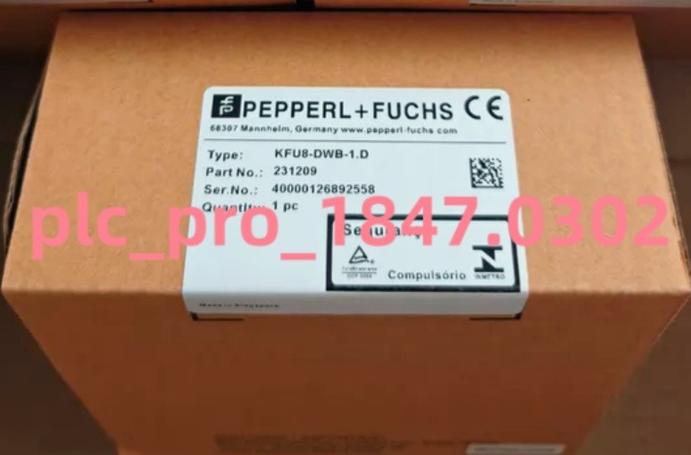 KFU8-DWB-1.D 1PCS Brand NEW PEPPERL+FUCHS KFU8-DWB-1.D Barrier  Fast delivery