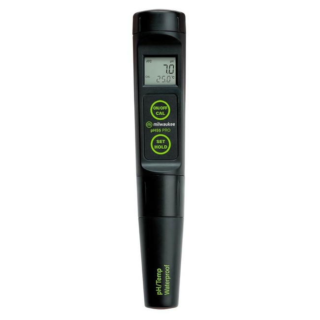 pH55 Waterproof Pocket PH/Temperature Tester - Milwaukee