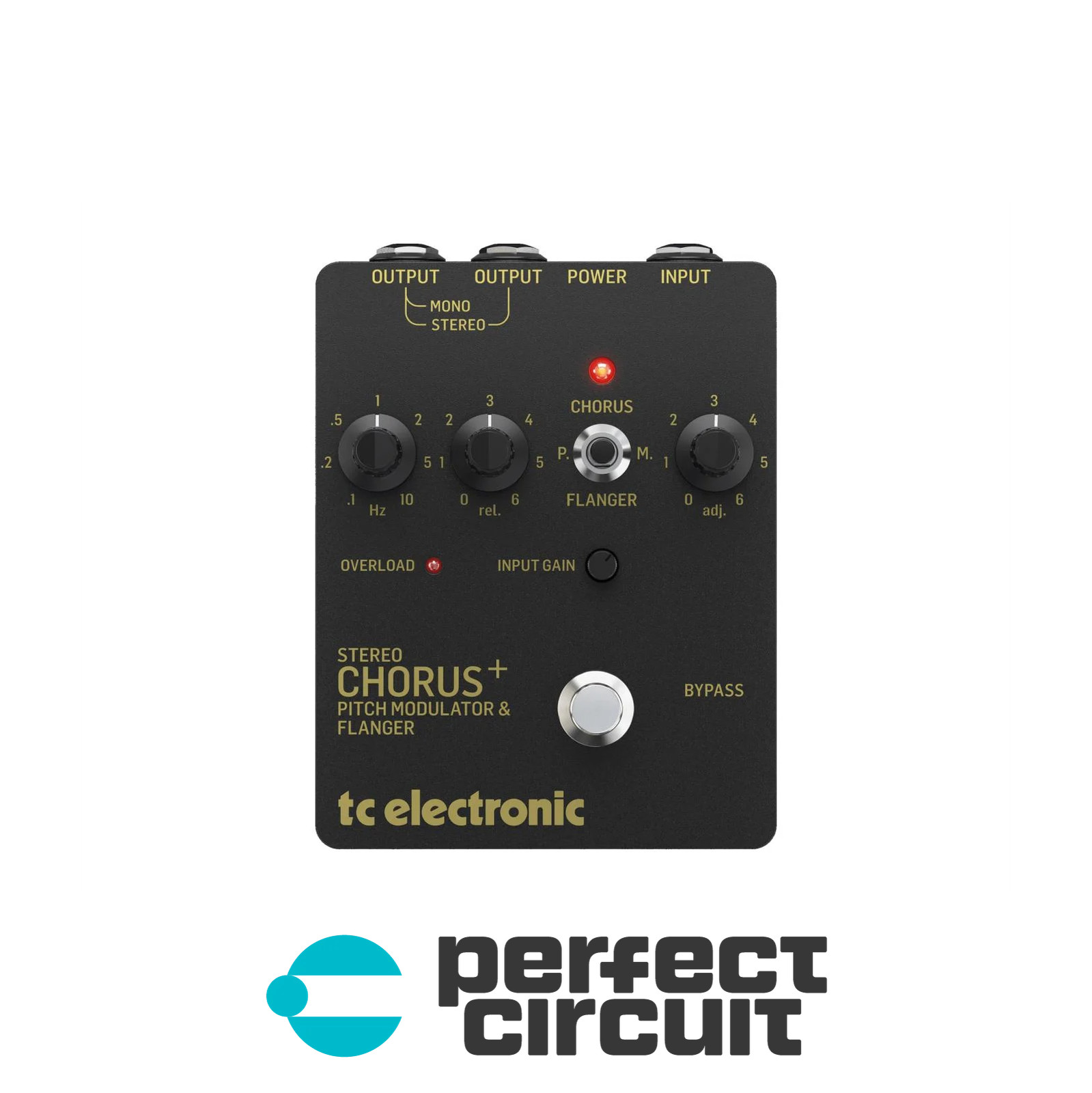 TC Electronic SCF Gold Chorus + Flanger Pedal EFFECTS - NEW - PERFECT CIRCUIT