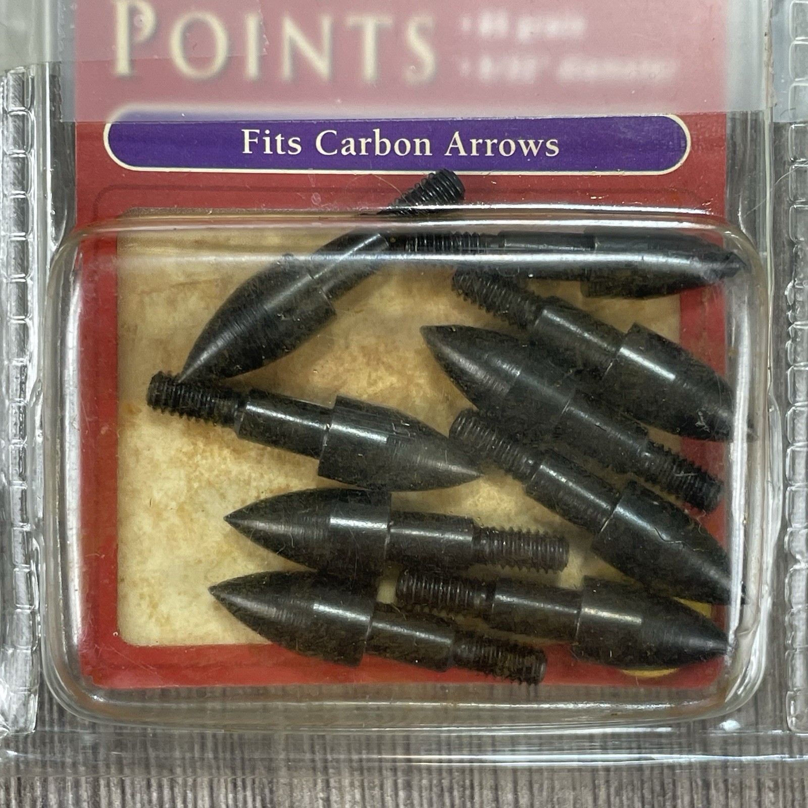 Allen Bullet Points Arrow Heads 9 Total Archery Field 1468 Carbon Arrows