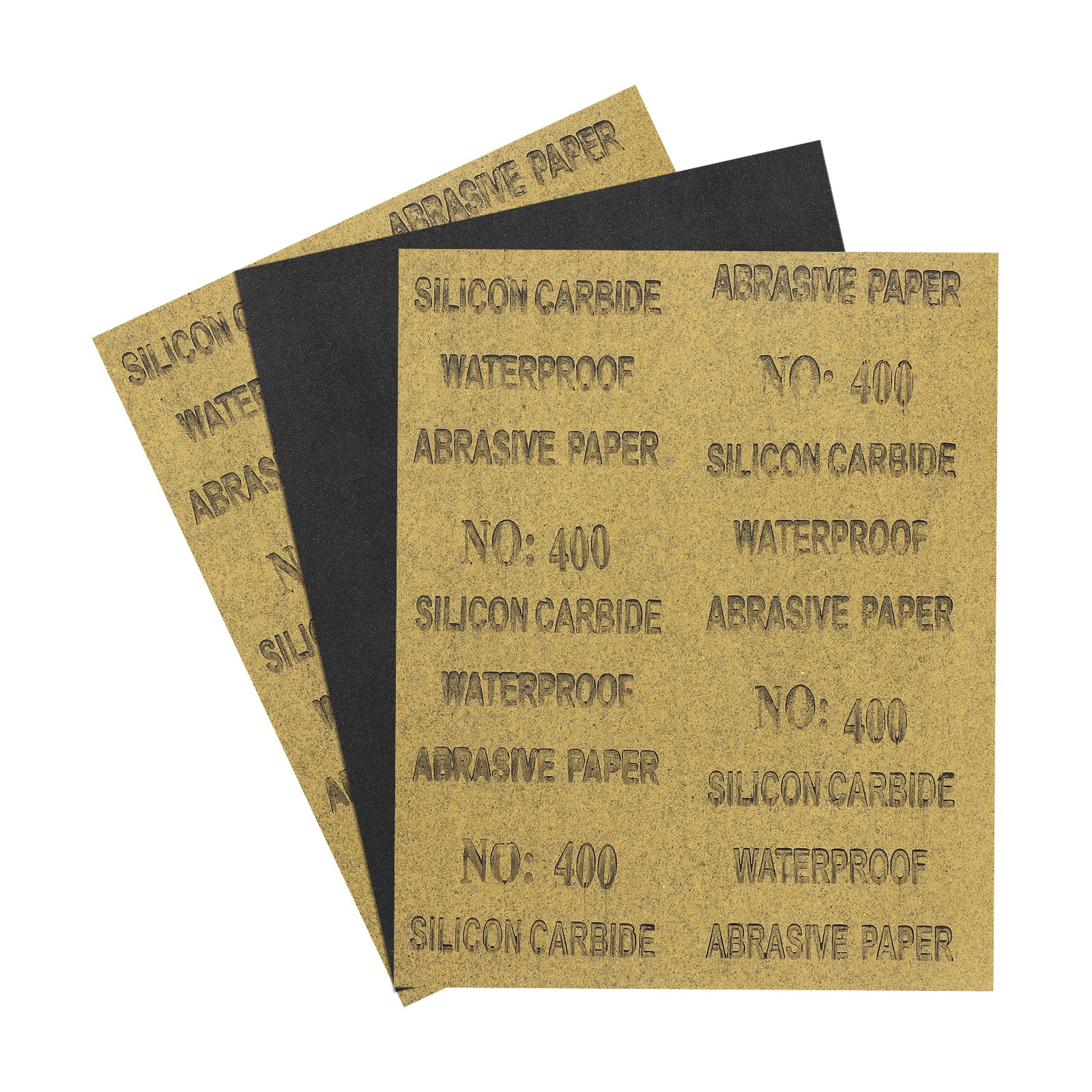 3pcs Sand Papers - [9 x 11 Inch x 400 Grits] Sandpaper Sheets