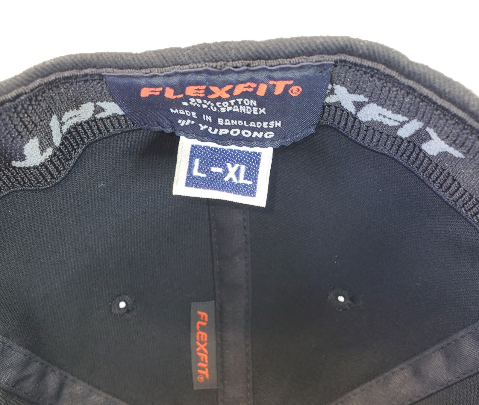 Chopper Iron Cross Patch on Flexfit 6377 Cotton Brush Twill L/XL 7 1/4" - 7 5/8"