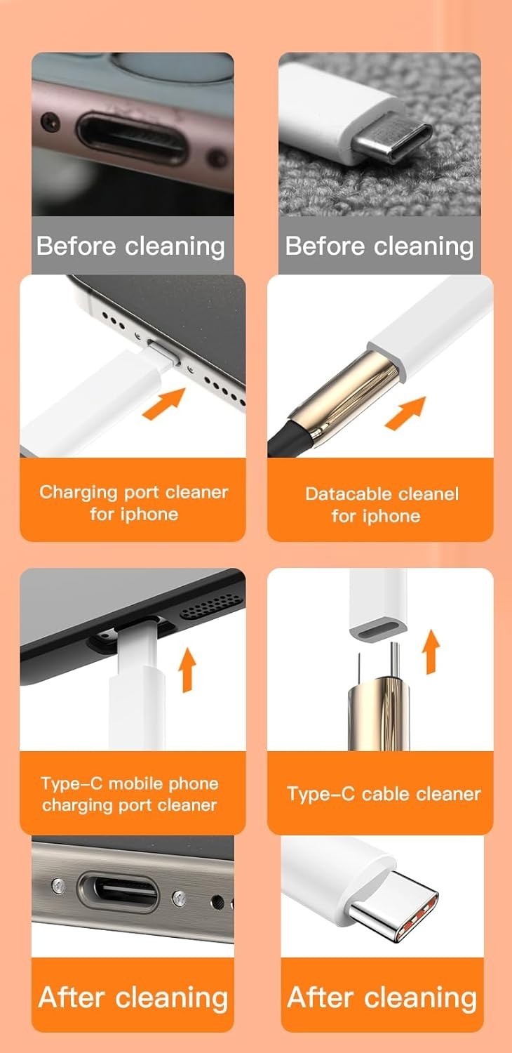 32-in-1 Multi-Functional Cleaning Kit for Electronics inlcuding Headphones,Mo...