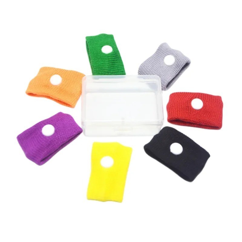 pair of Anti Nausea Morning Sickness Motion Travel Sick Wrist Bands Car Van Sea