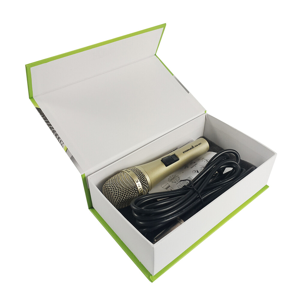 Dynamic Microphone Unidirectional Wired Handheld Mic With XLR Cable For Church