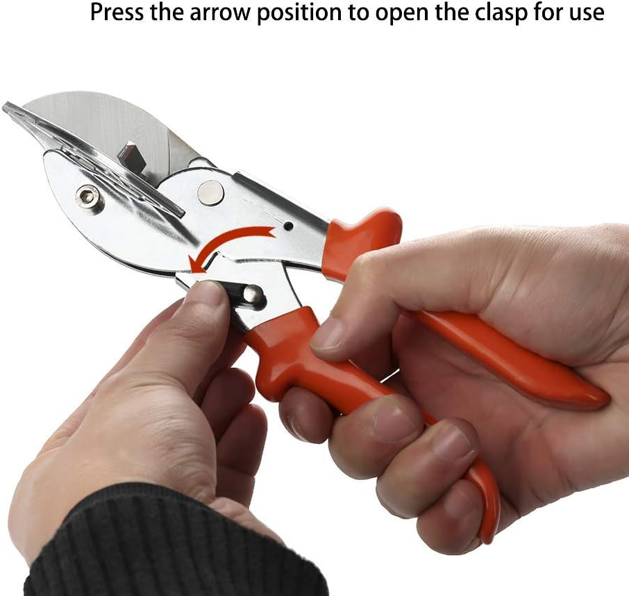 Multi Angle Miter Shear Cutter Hand Tools45-135 Degree Adjustable Angle Scis...